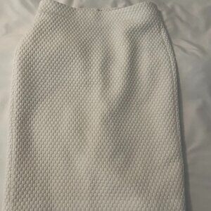 Jcrew white pencil skirt